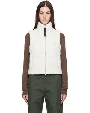 Canada Goose Off- Fallon Fleece Puffer Down Vest - Multicolor