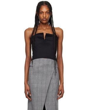 RECTO. Cropped Camisole - Black