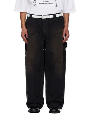 Willy Chavarria Workwear Toluca Trousers - Black