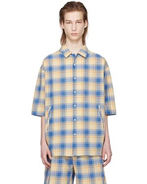 Document Check Shirt - Blue