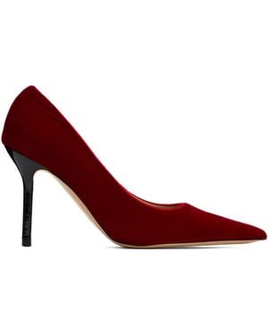 JW Anderson Velvet Heels - Red