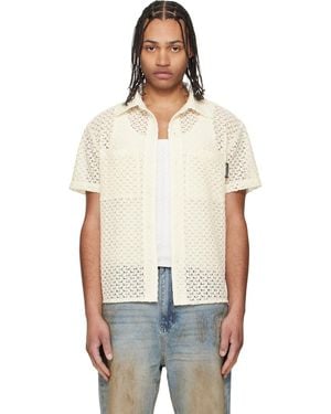 ANDERSSON BELL Off- Tres Sheer Knitted Shirt - Multicolour
