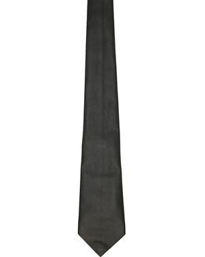 Bottega Veneta Leather Tie - Black