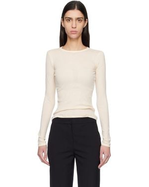 Flore Flore Off- Olivia Longsleeve T-shirt - Black