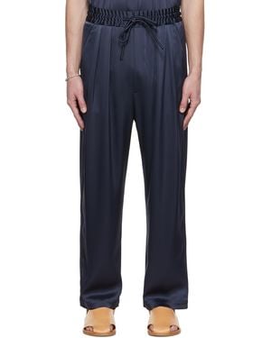 Nanushka Jiro Trousers - Blue