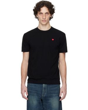 COMME DES GARÇONS PLAY Basic Small Emblem T-Shirt - Black