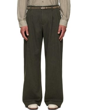 Our Legacy Bridge Chino Trousers - Black