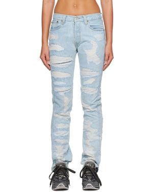 NOTSONORMAL Destroyed Jeans - Blue