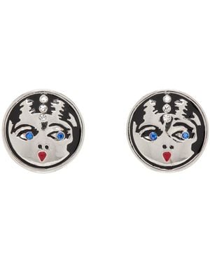 Chopova Lowena Lippy Earrings - Black