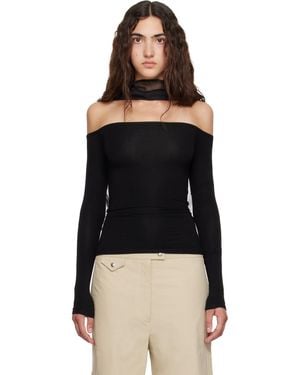 Belle Anna Sombra Top - Black