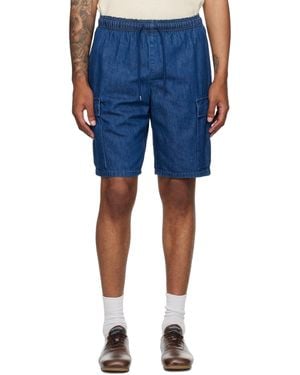 WTAPS Mils2301 Denim Shorts - Blue
