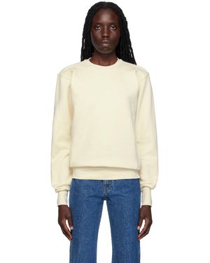 TOTEME Toteme Off-white Crewneck Sweatshirt - Blue