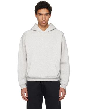 Skims Fleece Lounge Relaxed Hoodie - White