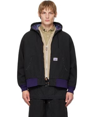 Needles Zipped Work Hoodie - Black