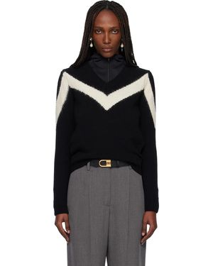 Valentino Virgin Wool Jumper - Black