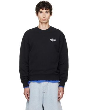 Maison Kitsuné Handwriting Comfort Sweatshirt - Black