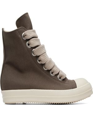 Rick Owens Tower Jumbolace Sneaks Trainers - Brown