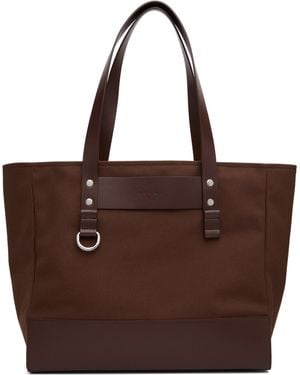 Marni Canvas Tote - Brown