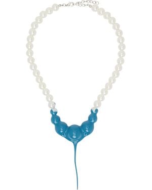 OTTOLINGER Dipped Faux-Pearl Necklace - Blue