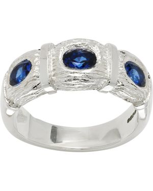 Bleue Burnham Window Box Ring - Blue