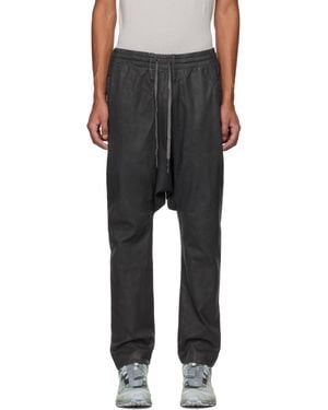 Boris Bidjan Saberi 11 グレー P33 スウェットパンツ - ブラック