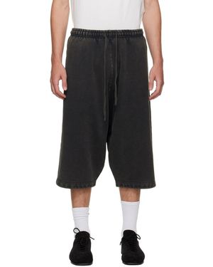 Entire studios Drop Shorts - Black