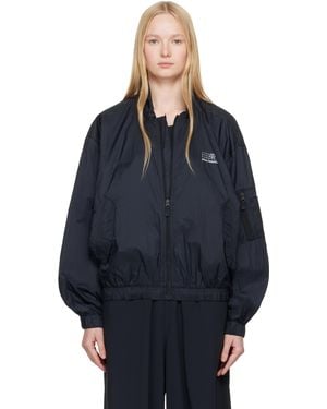 MM6 by Maison Martin Margiela ブラック Salomonエディション スポーツジャケット - ブルー