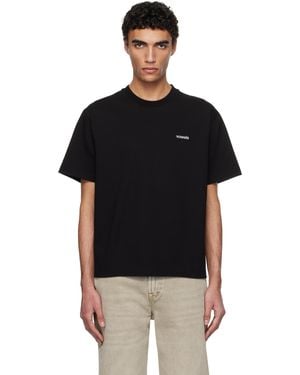 vowels Classic T-shirt - Black