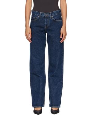 Agolde Low Rise Loose Jeans - Blue