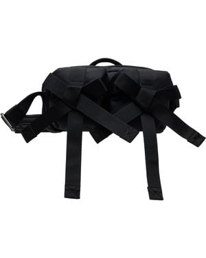Simone Rocha Beaded Classic Bow Crossbody Bag - Black