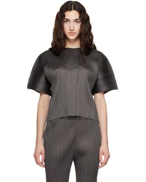 Pleats Please Issey Miyake Monthly Colours June Top - Black