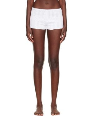 Cou Cou 'The Teeny Tiny' Shorts - White