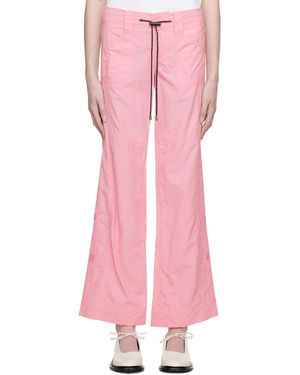 KkCo Pantalon rose à revers réglables