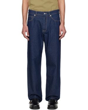 Maison Kitsuné Straight Denim Jeans - Blue