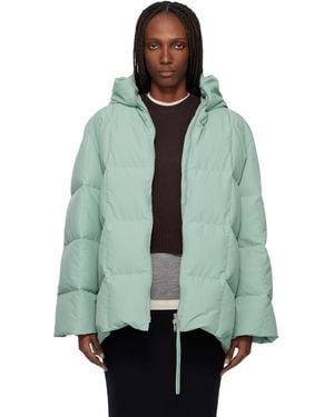 Jil Sander Quilted Down Jacket - Green
