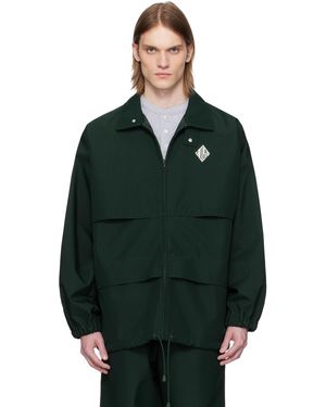 Lacoste Runway Canvas Track Jacket - Green
