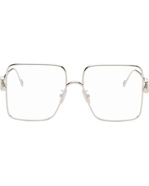 Loewe Oversize Square Retro Titanium Glasses - Black