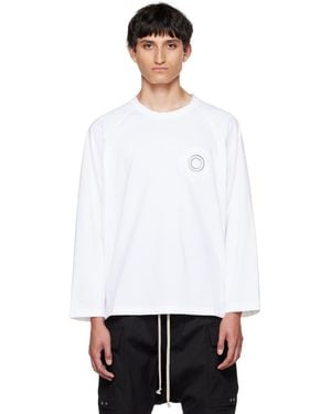 Craig Green Eyelet Long Sleeve T-Shirt - White