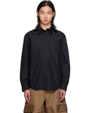 Simone Rocha Split Ring Classic Shirt - Black