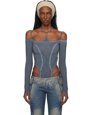 Miss Sixty Knwls Edition T-Shirt Bodysuit - Blue