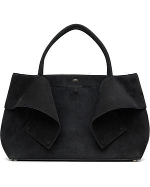 TOTEME Mercer Nubuck Tote - Black