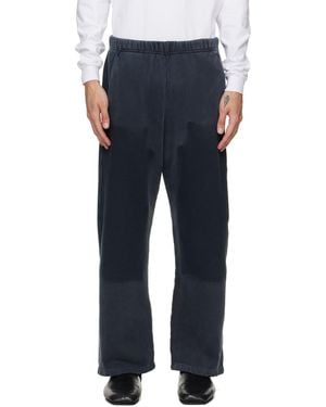 Les Tien Heavyweight Carpenter Workwear Joggers - Blue