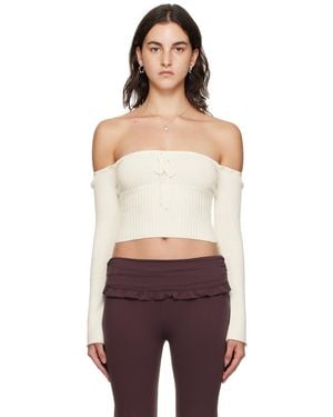 GUIZIO Bayberi Sweater - White