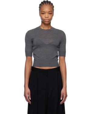 Jil Sander Virgin Wool T-Shirt - Black