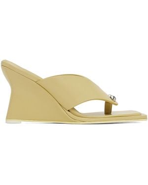 Paris Georgia Basics Ssense Exclusive Dune Heeled Sandals - Black