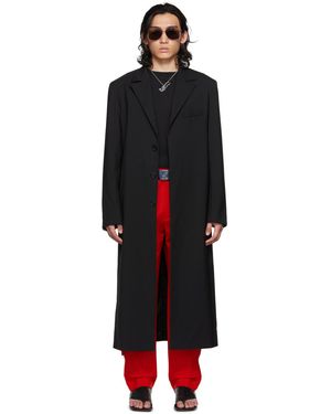 Lu'u Dan Ssense Exclusive Straight Slim Coat - Black