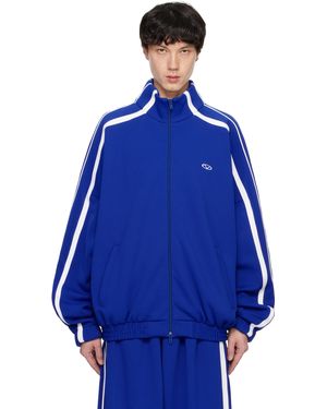 Vetements ブルー オーバルロゴ ジム ジャケット