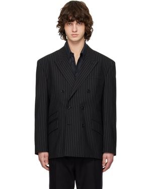 HUGO Oversized-Fit Blazer - Black