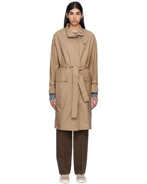 Max Mara The Cubeコレクション タン Mtrench コート - ブラック