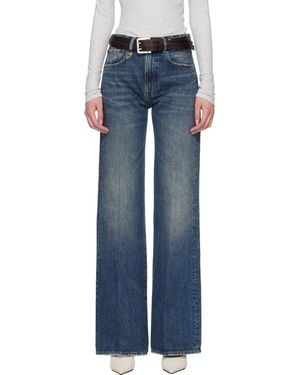 R13 Flared High-Rise Jeans - Blue